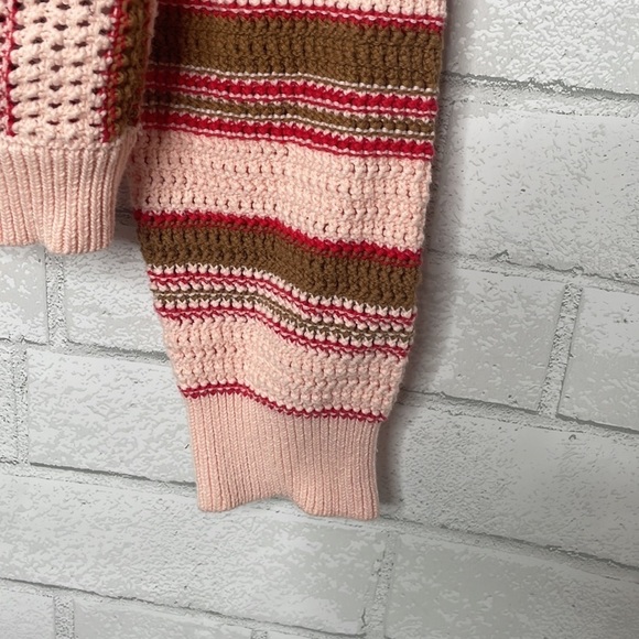 Rusty Striped Colorful Long Sleeve Sweater - Picture 3 of 10